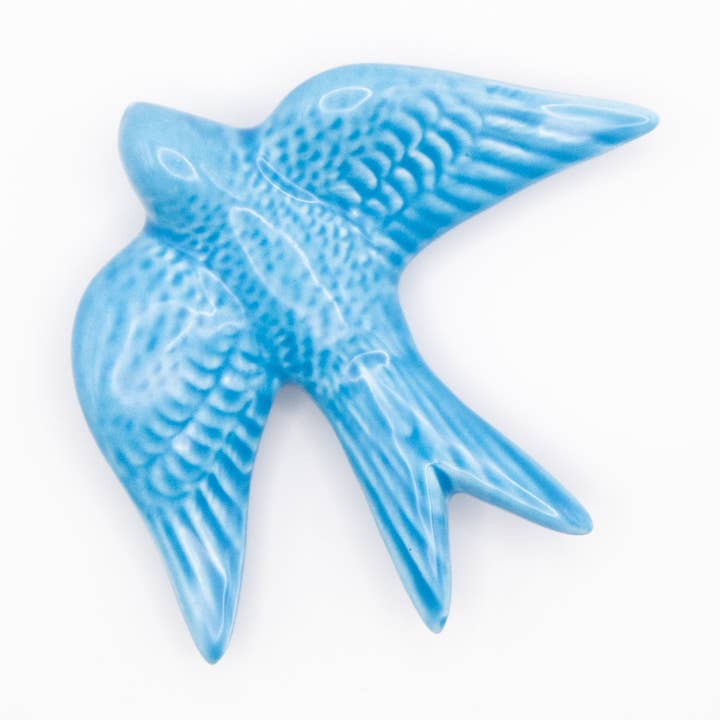 Casa Sofia - Wholesale Decorative Figurine - Turquoise blue ceramic swallow0