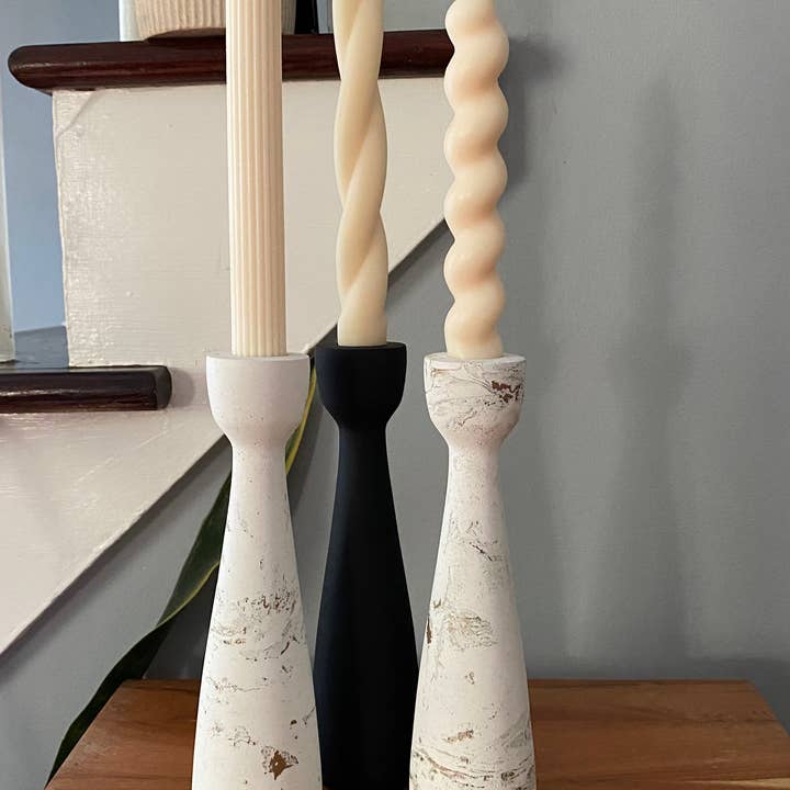 Candelabra 9" for wholesale by Fancy Concrete