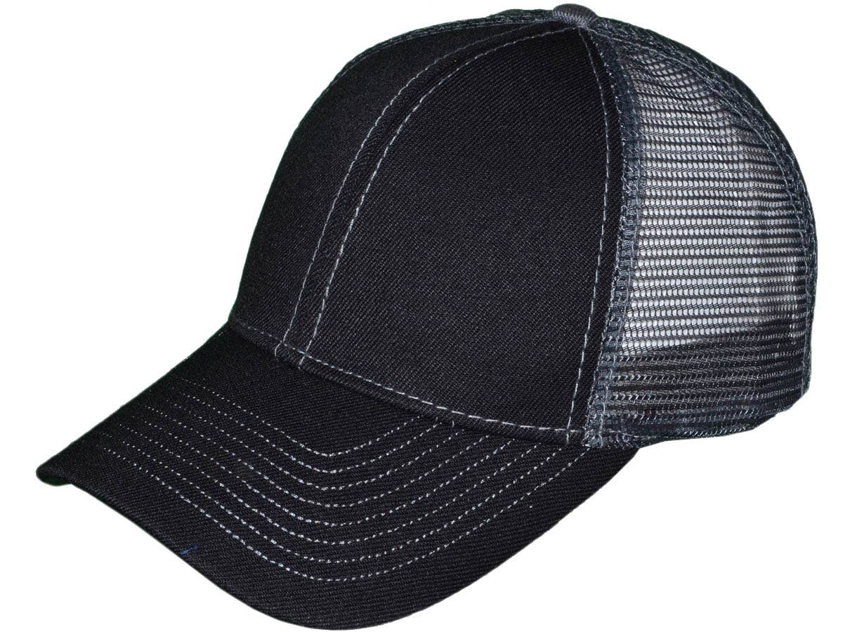 Buck Wholesale – Engroshandel Trucker hat - Unisex – Kontrastsyning Trucker Hatte - BK Caps Structured 6 Panel13
