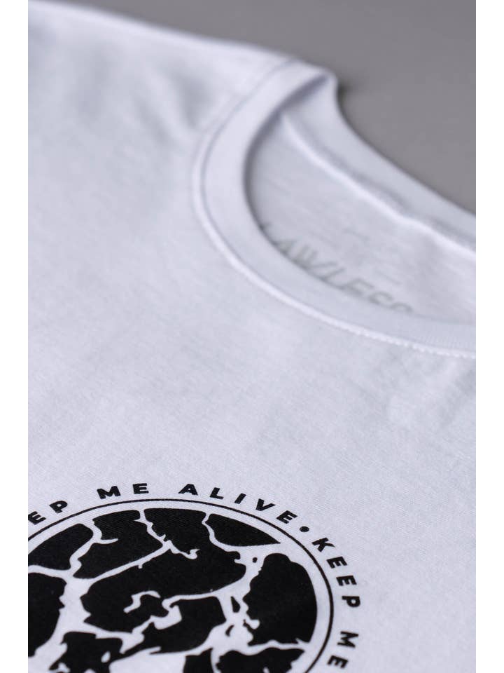 Lawless Apparel - Wholesale Screen Printed T-Shirt - Men's - WYNWOOD TRIBE MEN'S T-SHIRT WHITE