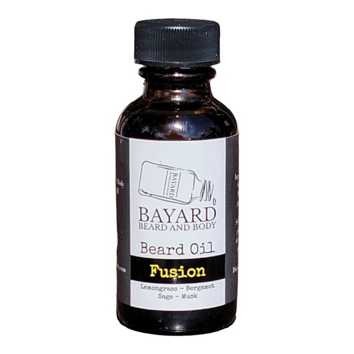 Fusion Skægolie - Citrongræs, Bergamot, Salvie og Moskus for engroshandel hos Bayard Beard and Body