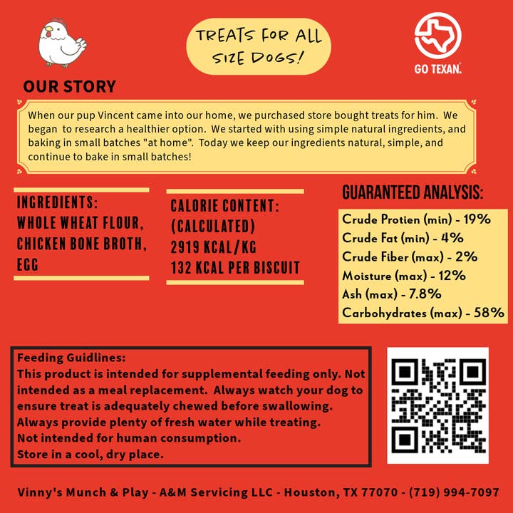Vinny's Munch & Play - Wholesale Hondenkoekje - Hond - Kip Hond Koekje3