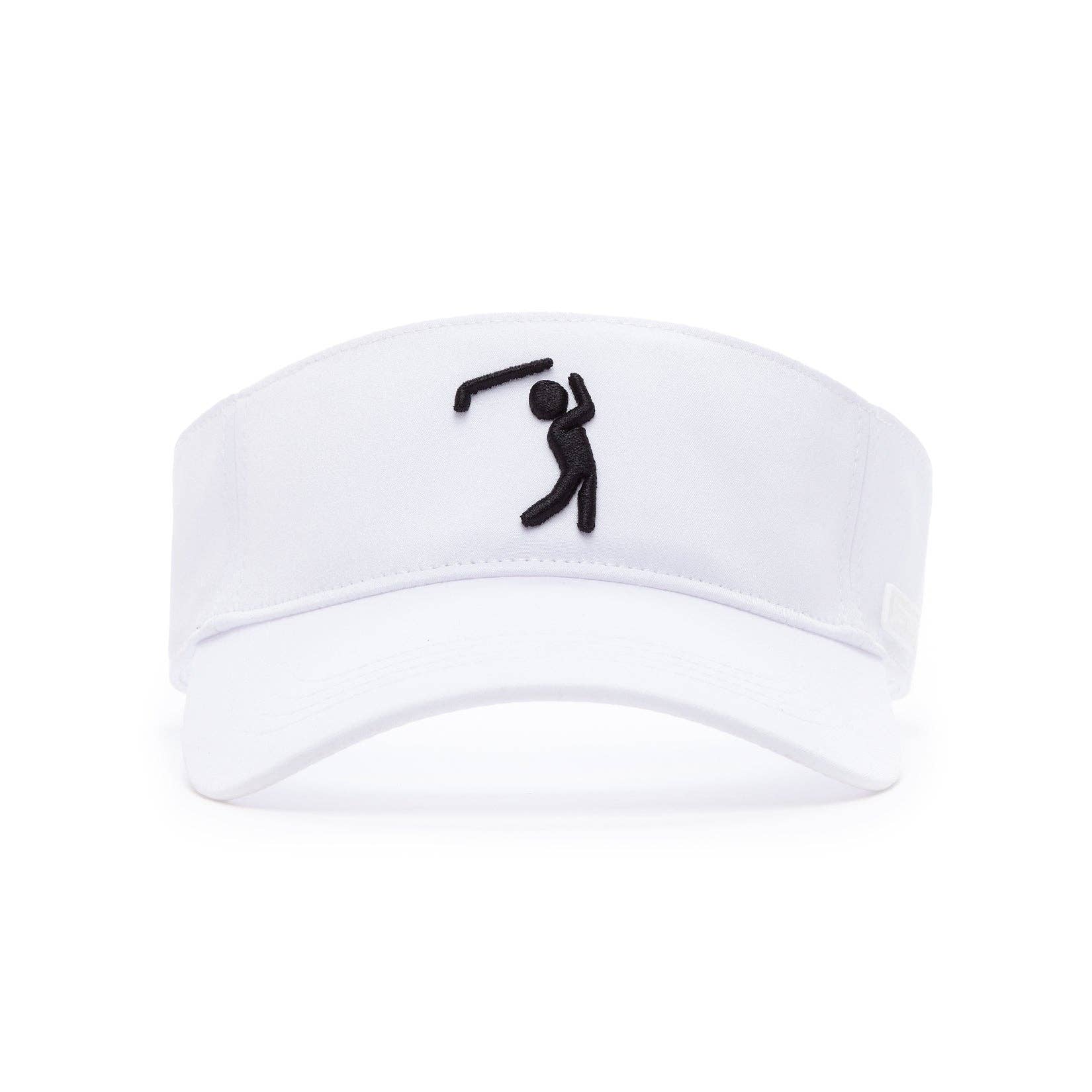 Bogey Bros Golf Co - Wholesale Visor - Unisex - Bogeyman White/Black - Visor1