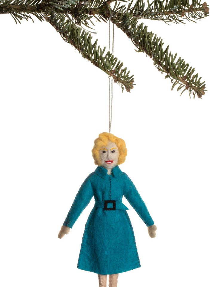 Betty White Ornament for wholesale by Silk Road Bazaar