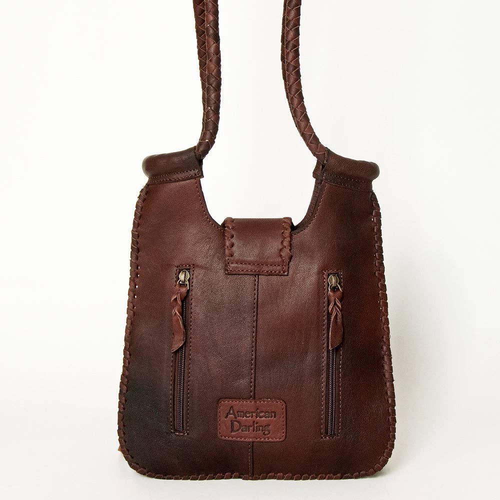 LS Western - Vente Sac à bandoulière – femme - Sac bandoulière en cuir véritable western pour femme LC-ADBGZ2875