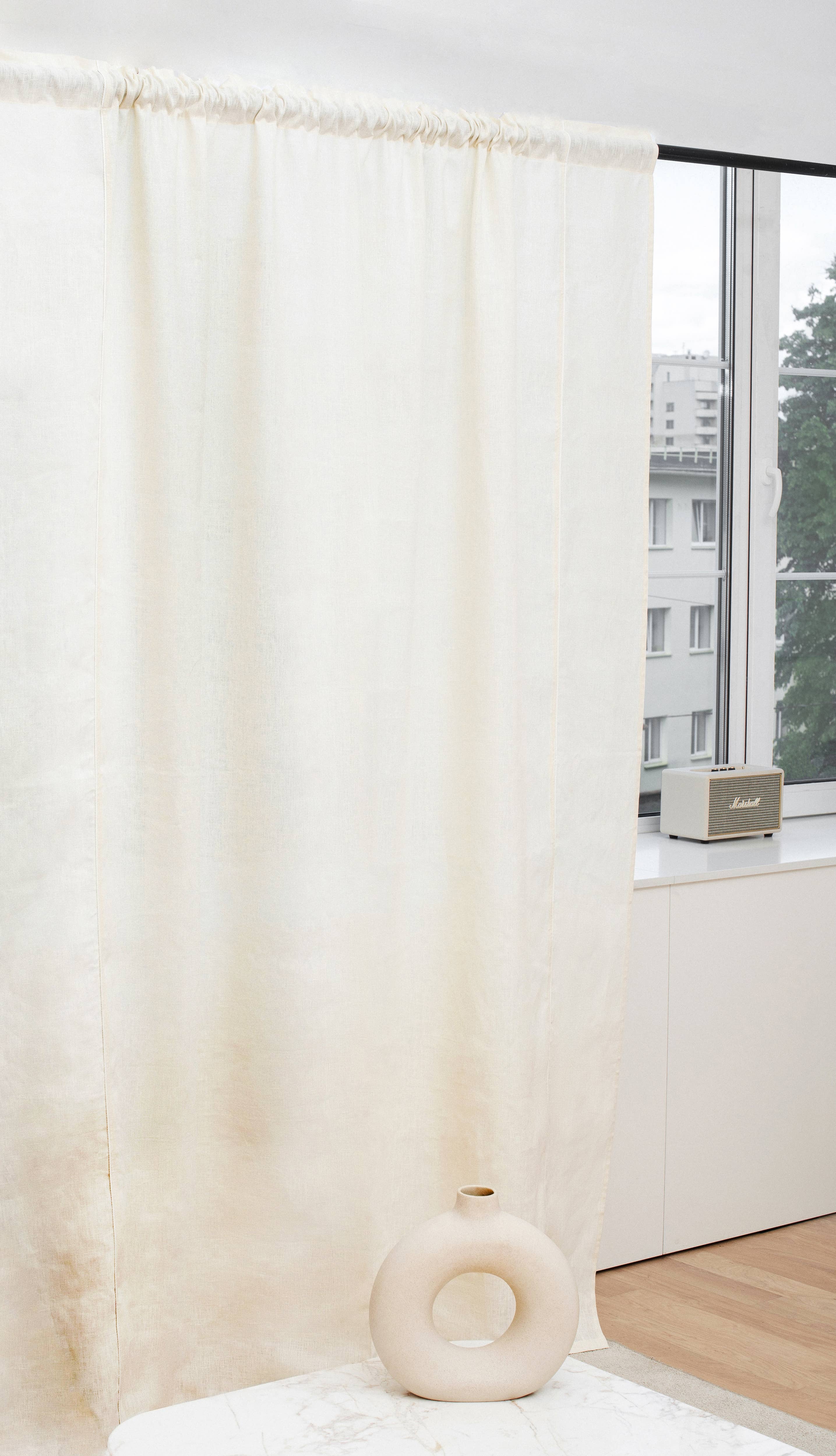 LinenQ - Wholesale Gordijn - Linnen gordijnen met tunnelzoom en verduisterende voering10