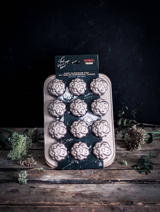 HEIROL - Wholesale Cupcake/Muffin Pan - MUFFIN PAN Stardust 12 cups 33x23,5 cm3