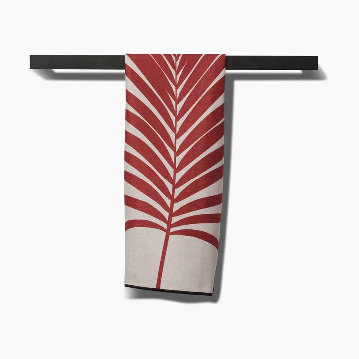 Geometry - Vendita all'ingrosso Asciugamano da sport - Asciugamano fitness Red Palm