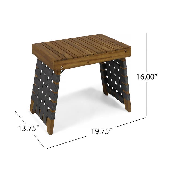 39F Inc. - Wholesale Side Table - Outdoor Foldable Side Table - Teak Acacia Wood2