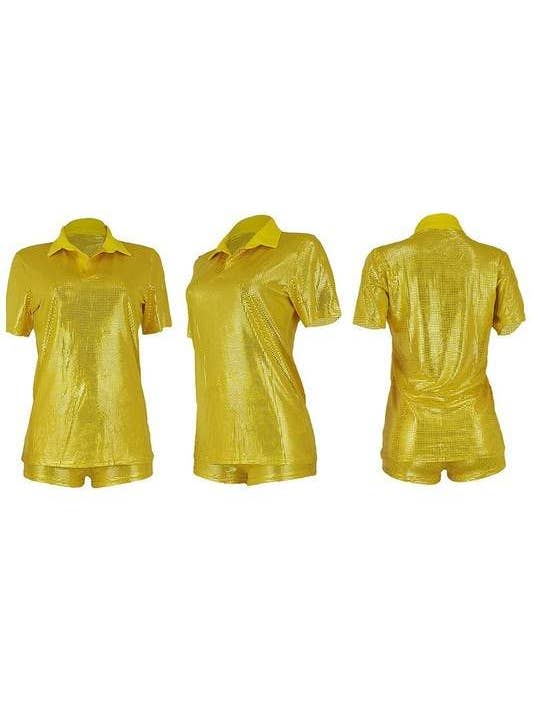 Flarix - Wholesale Top & Skirt Set - Women's - glitter top and shorts set9