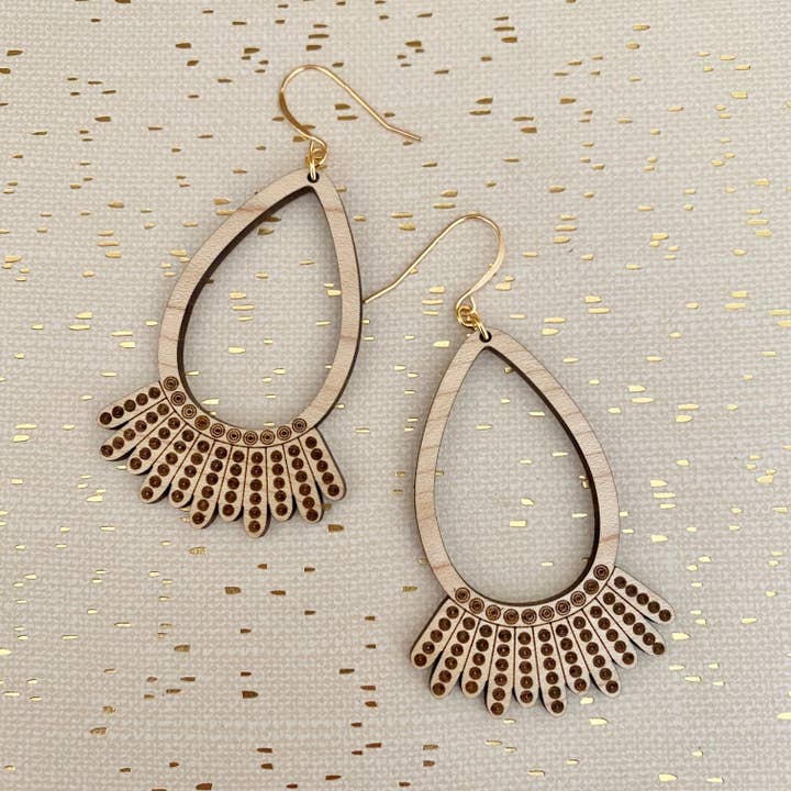 zoo&roo - Wholesale Dangle Earrings - Dissent earrings | RBG | Empowering earrings | Resist8