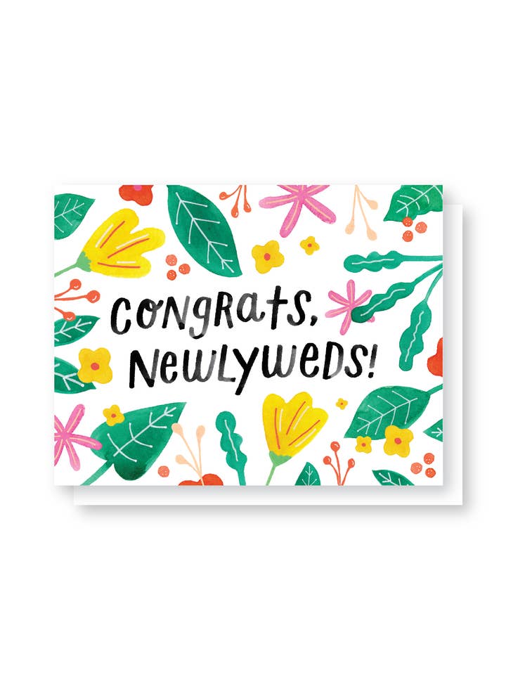 Tarjeta de felicitación de recién casados para venta al por mayor de Handzy Shop + Studio