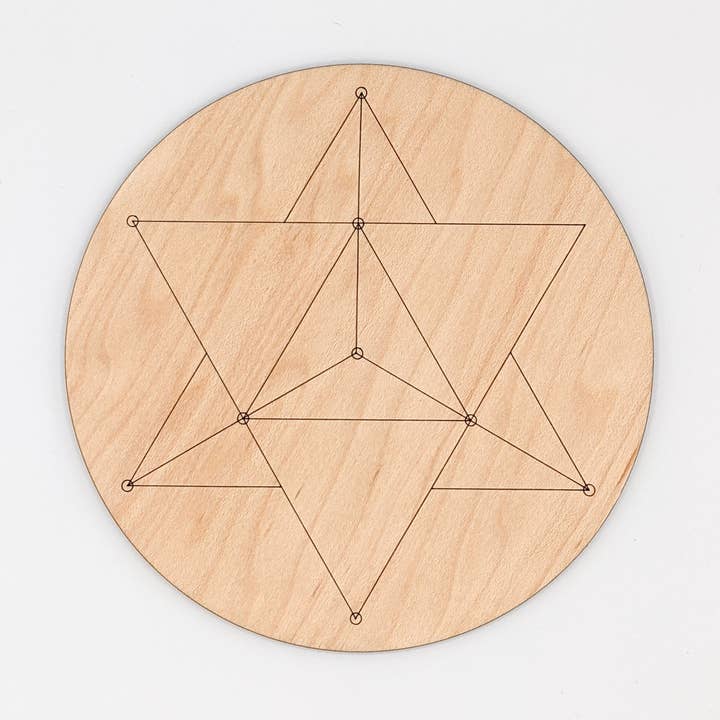 Grelha de Cristal Merkabah - Pronta para Envio por atacado de Ritual Pursuits