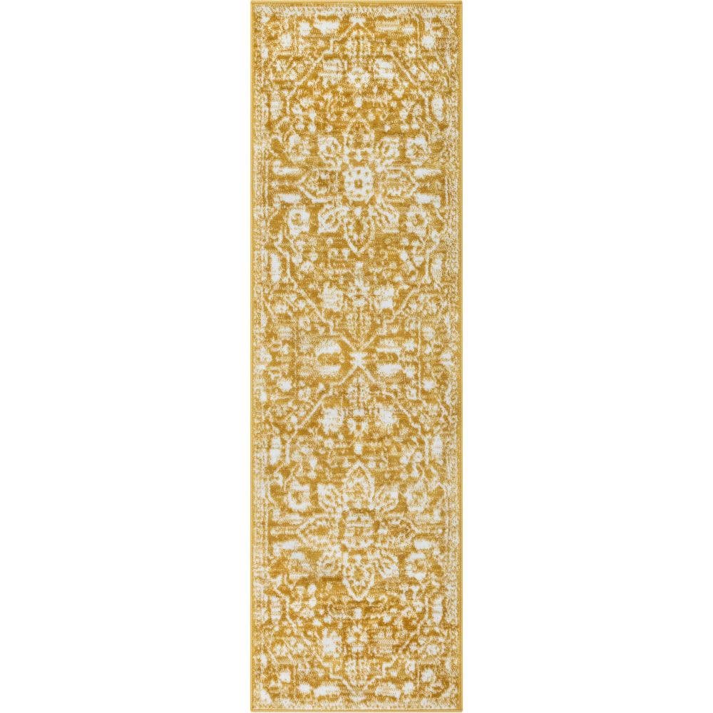 Well Woven - Wholesale Area Rug - Disa Vintage Medallion Gold Soft Rug By Chill Rugs11