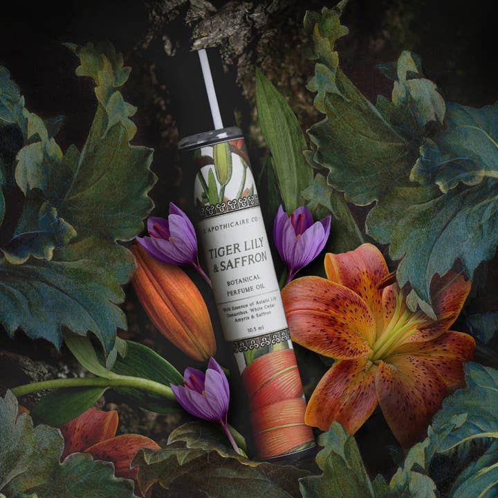 BOTANICA | Tiger Lily + Saffron | Perfume Oil for wholesale by L'apothicaire Co.