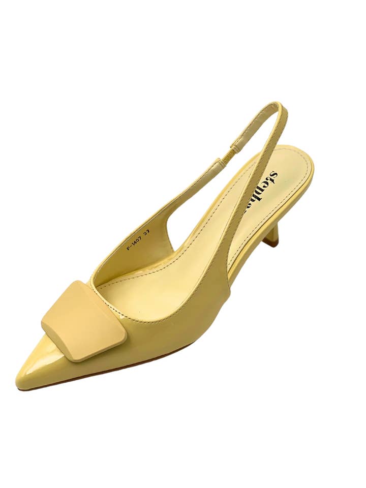 Black Pointed Toe Pumps P-1407 for wholesale on Faire2