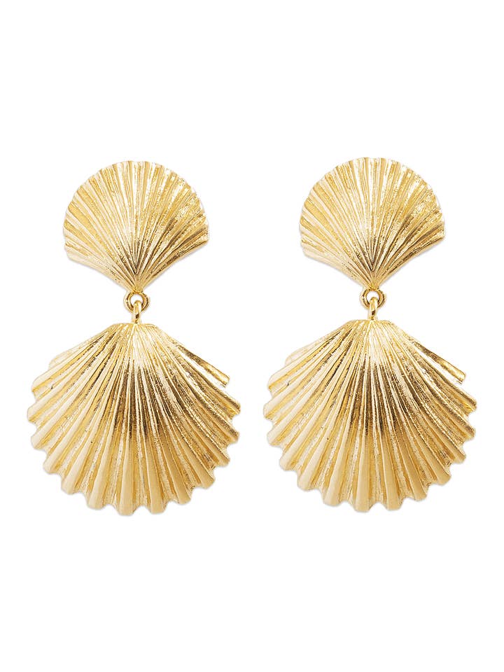Pendientes de Concha De la Mer para venta al por mayor de Loren Hope