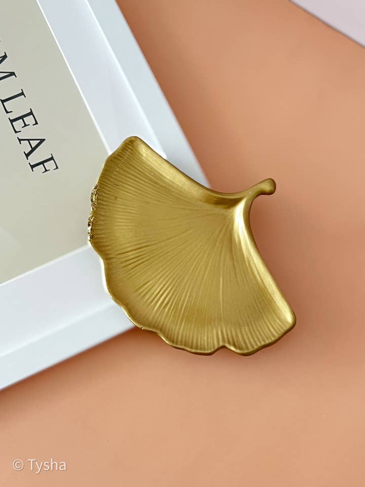 Ginkgo Leaf Tray | Decor | Cozy | Natural | Minimalist for wholesale by TYSHA