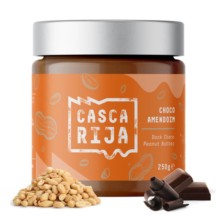 Manteiga de Amendoim com Chocolate Negro 250 g por atacado de CASCA RIJA