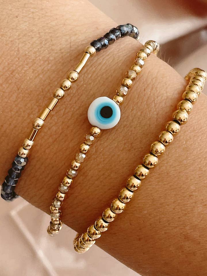 Peace Morse Code (Beaded) Bracelet for wholesale by Love & Path