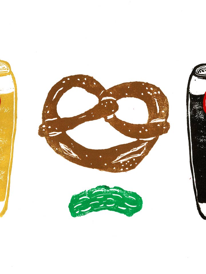 KC Bier Co Lino Poster (8x10" Digital Reproduction) for wholesale by Art by Nate Crosser