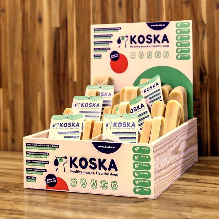 Wooden box of Chhurpi / Churpi / Durkha by KOSKA for wholesale by KOSKA