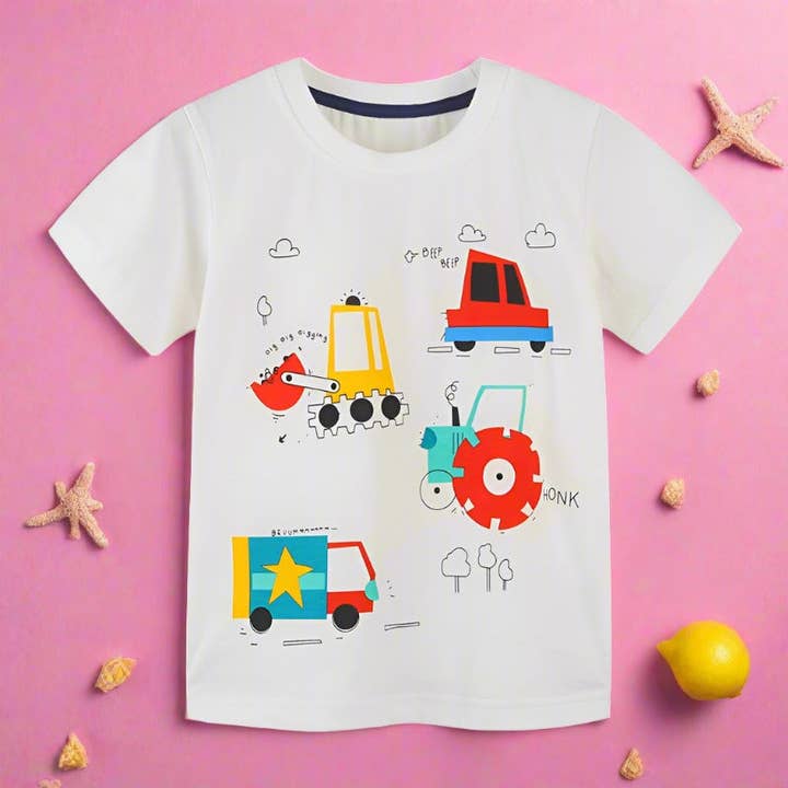 Knitted cotton cartoon round neck baby Tees and other Purchase Wholesale knitted fabric. Free Returns & Net 60 Terms on Faire trending on Faire.