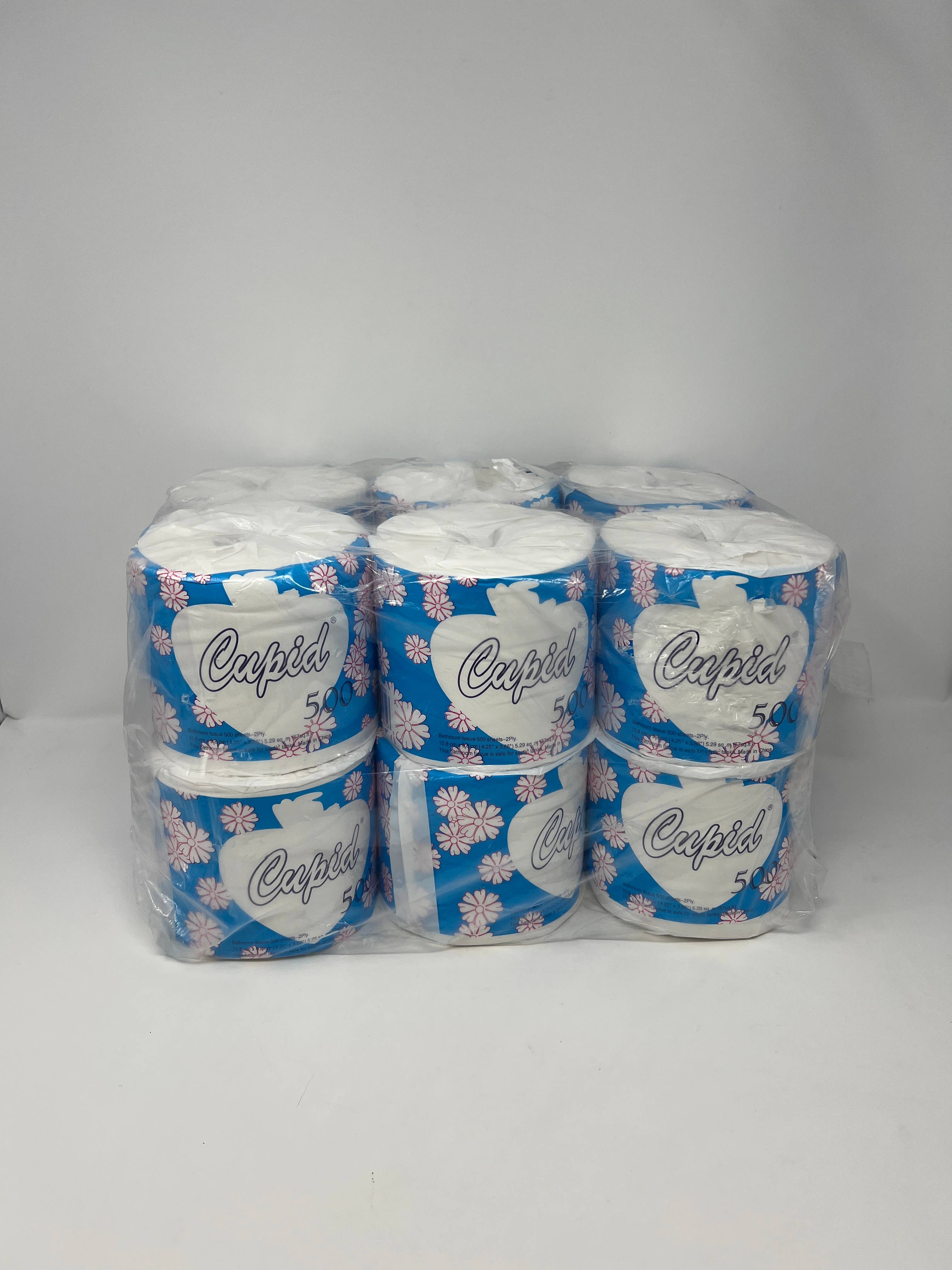 USA HomeMax – Großhandel Toilettenpapier – 12er-Pack 500 Blatt 2-lagiges Toilettenpapier1