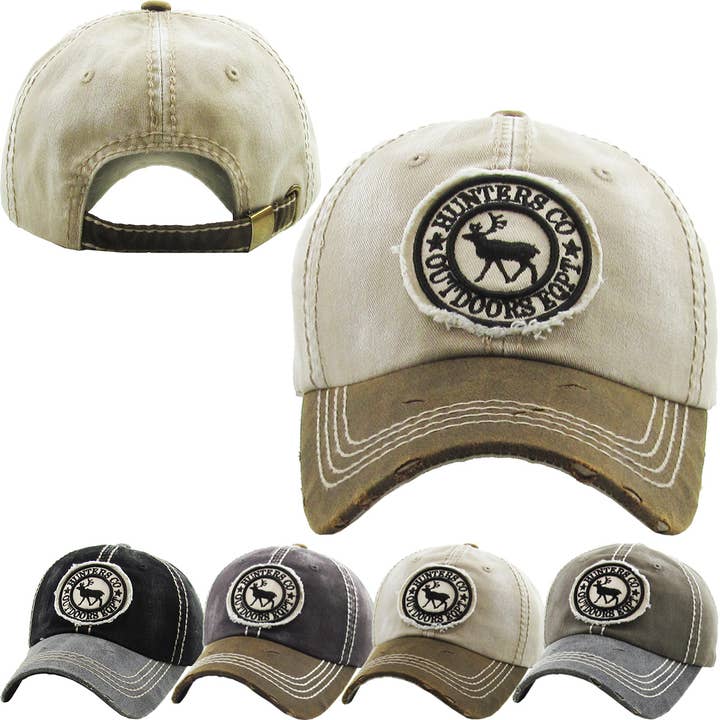 KBETHOS - Wholesale Baseball Cap - Men's - Hunters Outdoors Vintage Ballcap