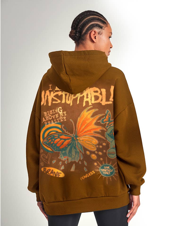 Je suis imparable sweat à capuche vintage pour la vente par Live Fly Clothing