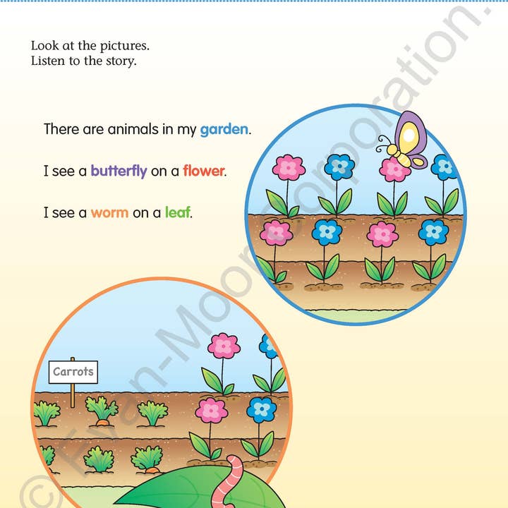 Evan-Moor Educational Publishers - Vendita all'ingrosso Libro per l'infanzia (3-5) - Il mio grande libro di parole, cartella di lavoro di grado 25