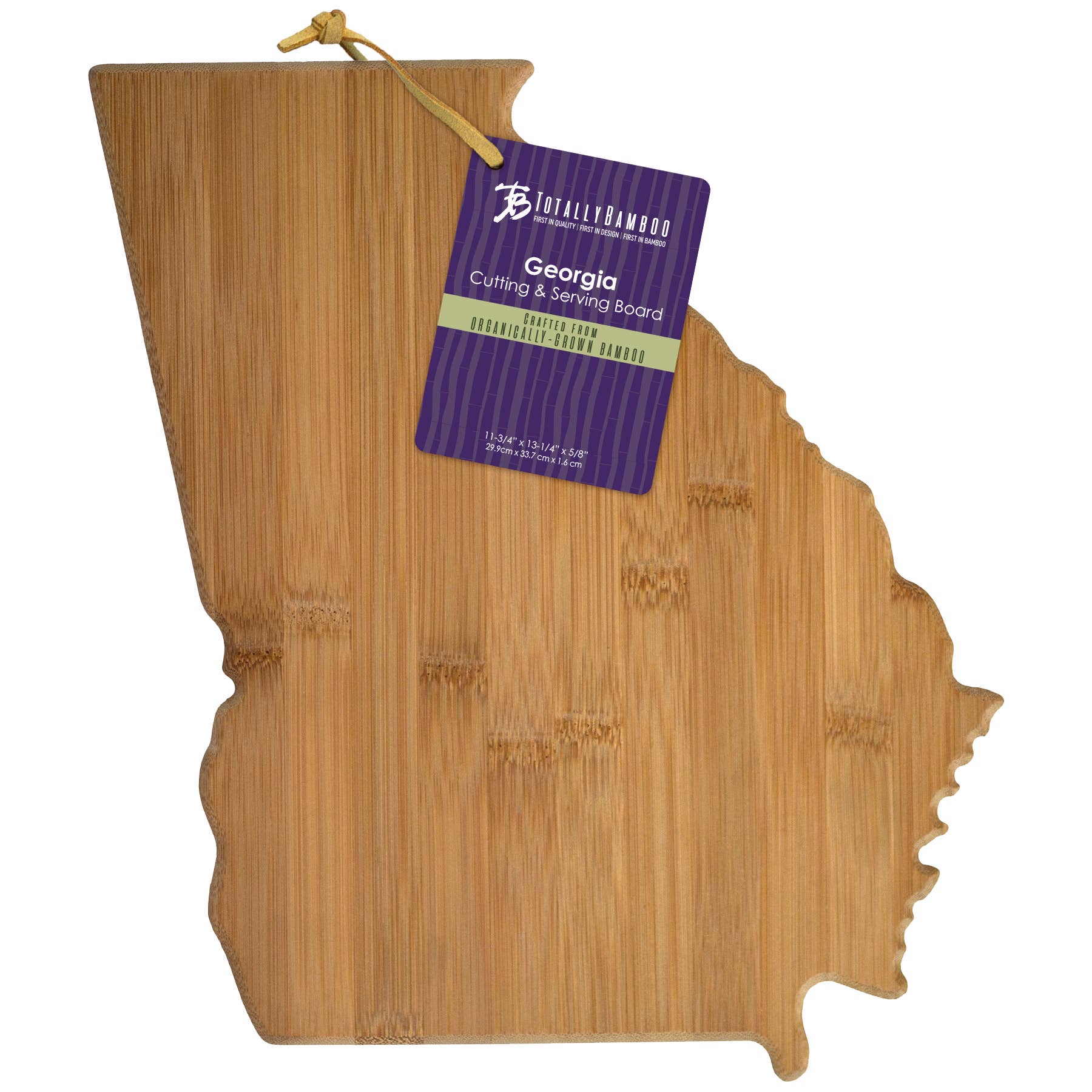 Totally Bamboo - Wholesale Cutting Board - Georgia State-Shaped Bamboo Serving & Cutting Board1