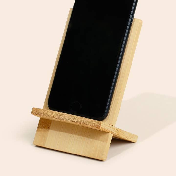 Bamboo Switch - Vendita all'ingrosso Supporto per telefono/tablet - Supporto per Telefono in Bambù | Bestseller Regalo da Ufficio0