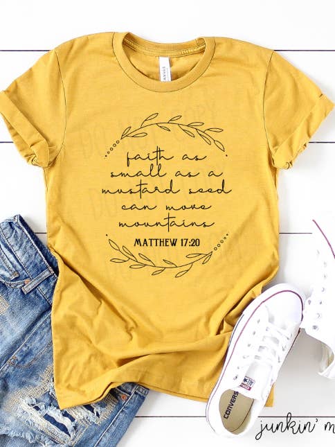 Faith As A Mustard Seed for wholesale by The Junkin’ Mamas
