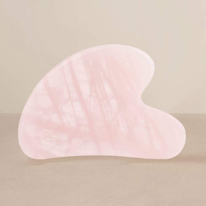 Hanako Therapies - Wholesale Gua Sha tool - Rose Quartz Gua Sha Beauty Contour Tool0
