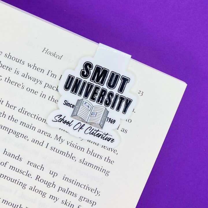 Smut University - Spicy Books -Magnetic Bookmark for wholesale by Wild & Wicked Designs