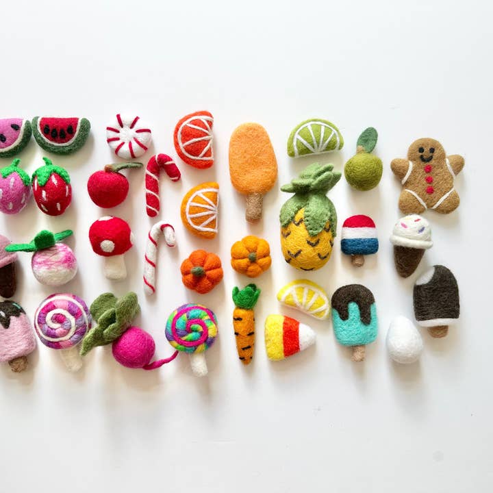 Wool Jamboree - Wholesale Toy Set - Kids - Felted Wool Play Food13