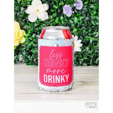 Less Thinky More Drinky Slim Can Cooler Less Thinky More Drinky Slim Can Cooler