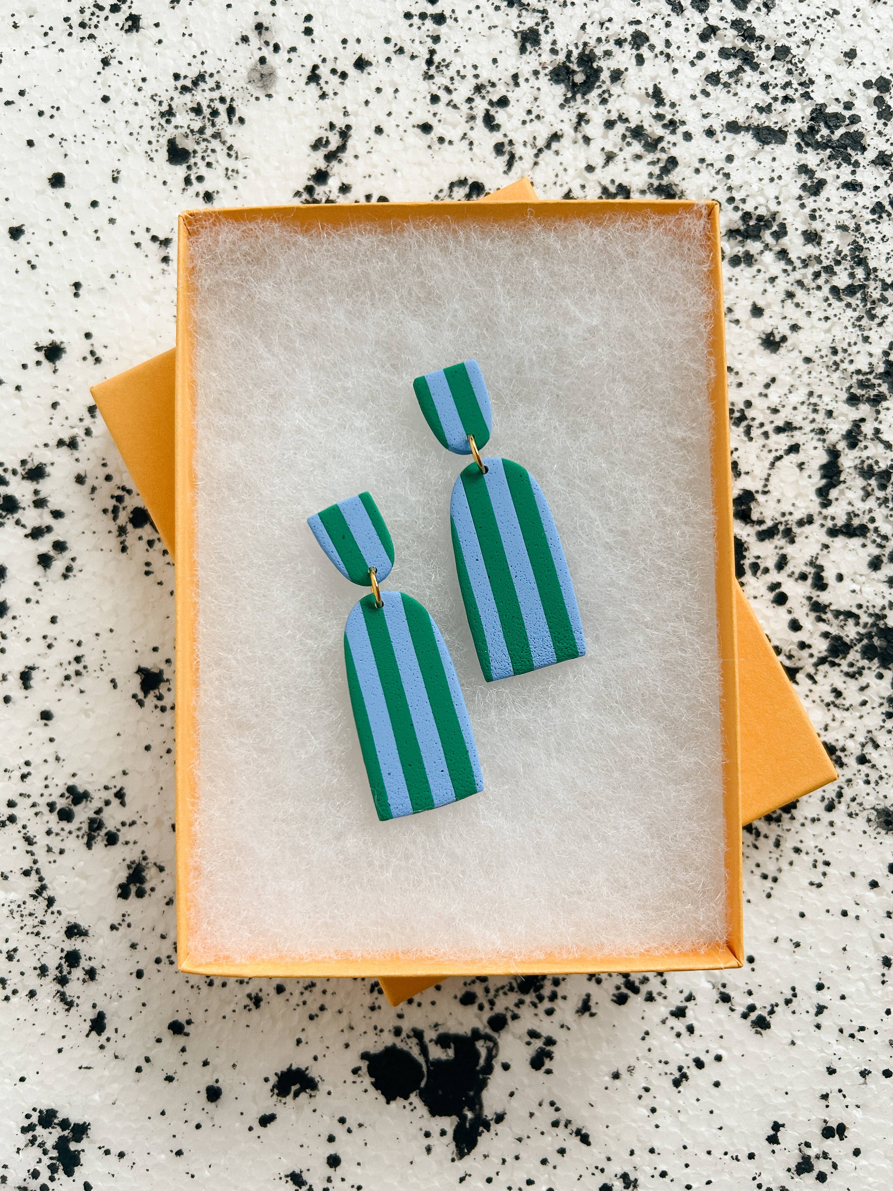 Lemon Lee Studio - Wholesale Dangle Earrings - Lola Stripe Earrings2