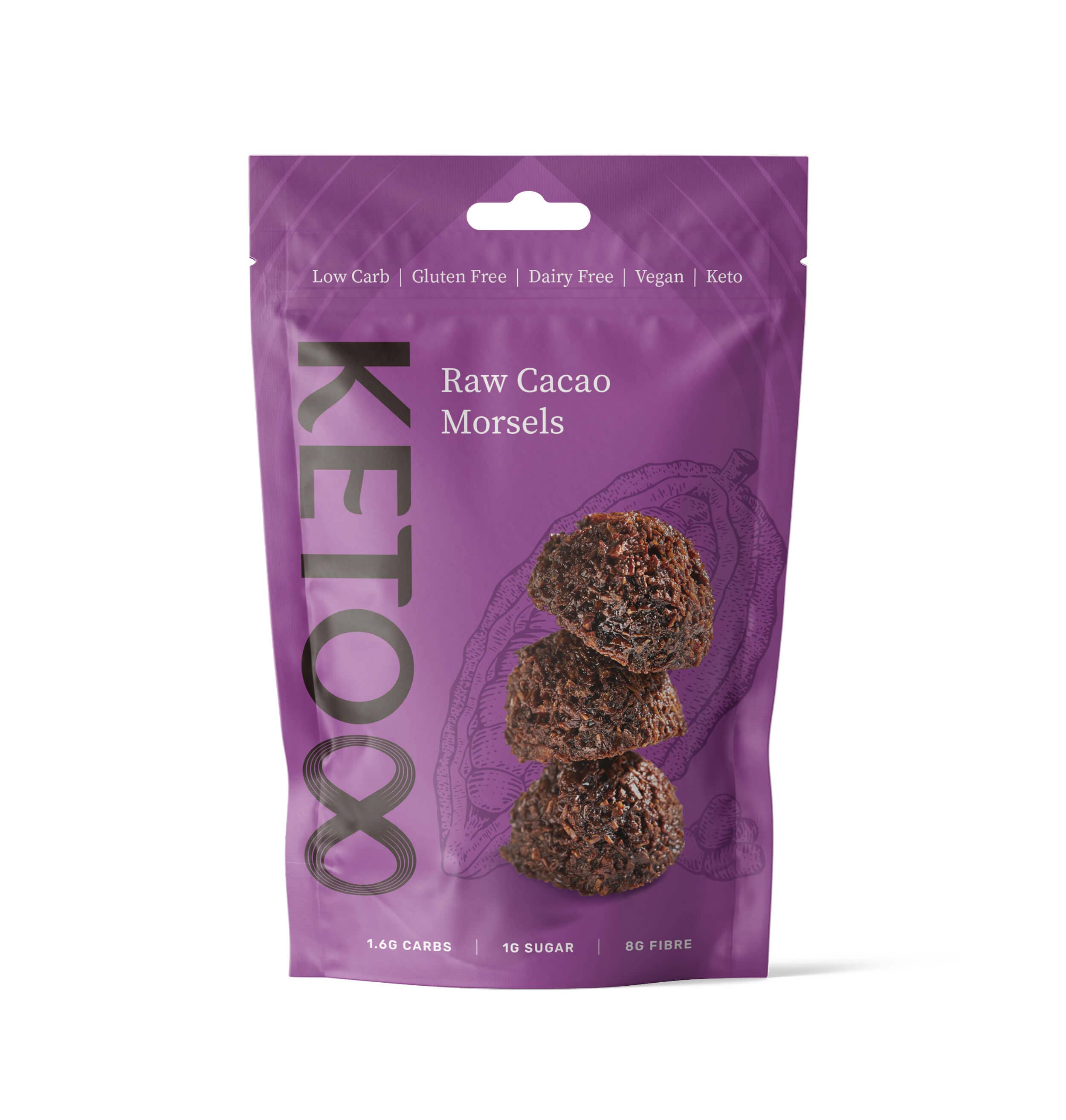 8Foods - Keto8 - Cru8 – wholesale Biscuit – Keto Raw Cacao Morsels