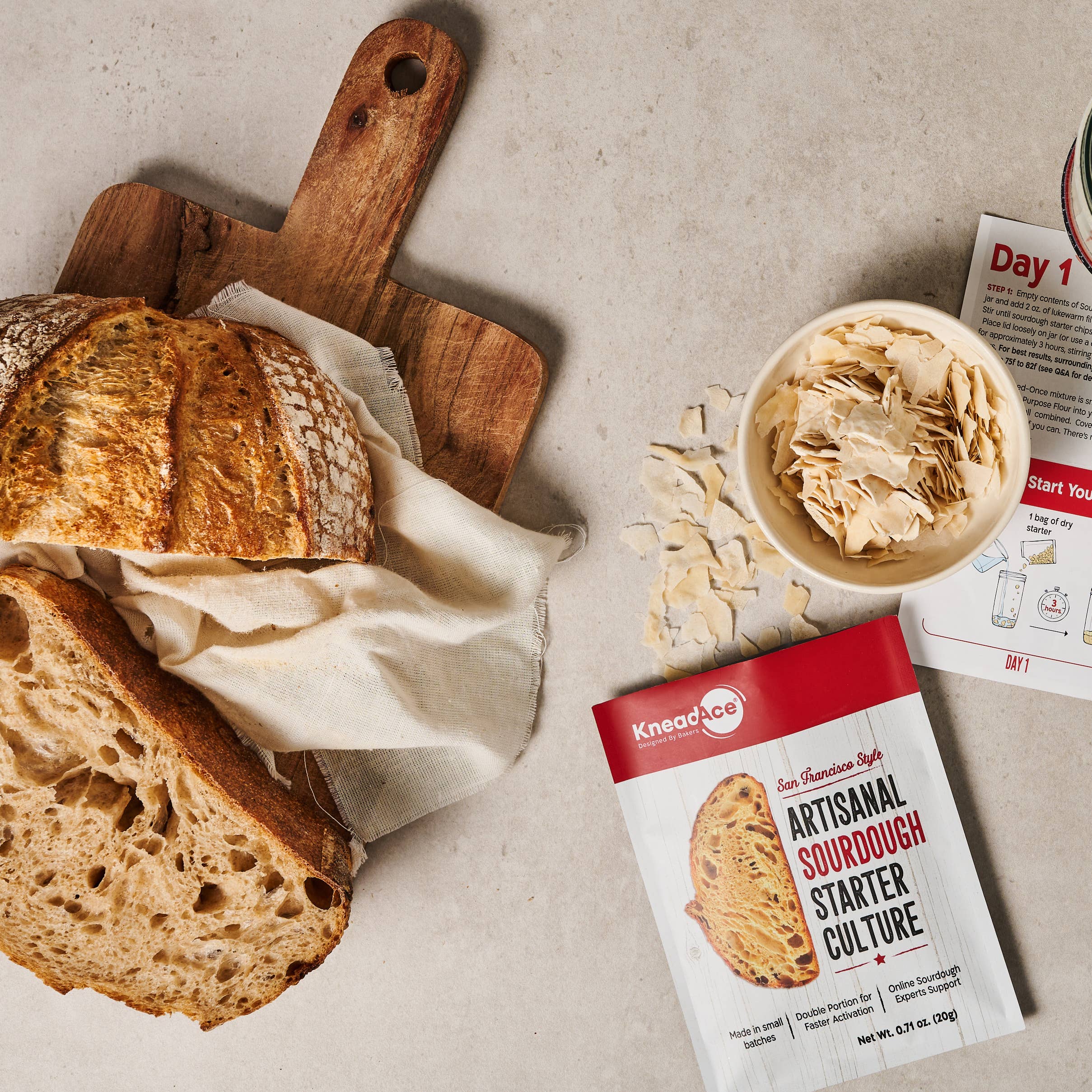 KneadAce – wholesale Brödmix – KneadAce® Surdegsstartkultur5