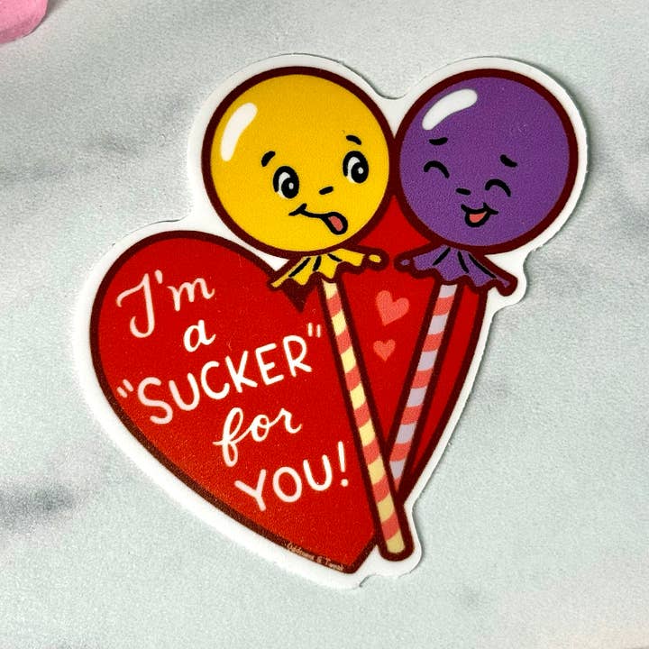 Autocollant Sucker for You pour la vente par Oddment and Tweak