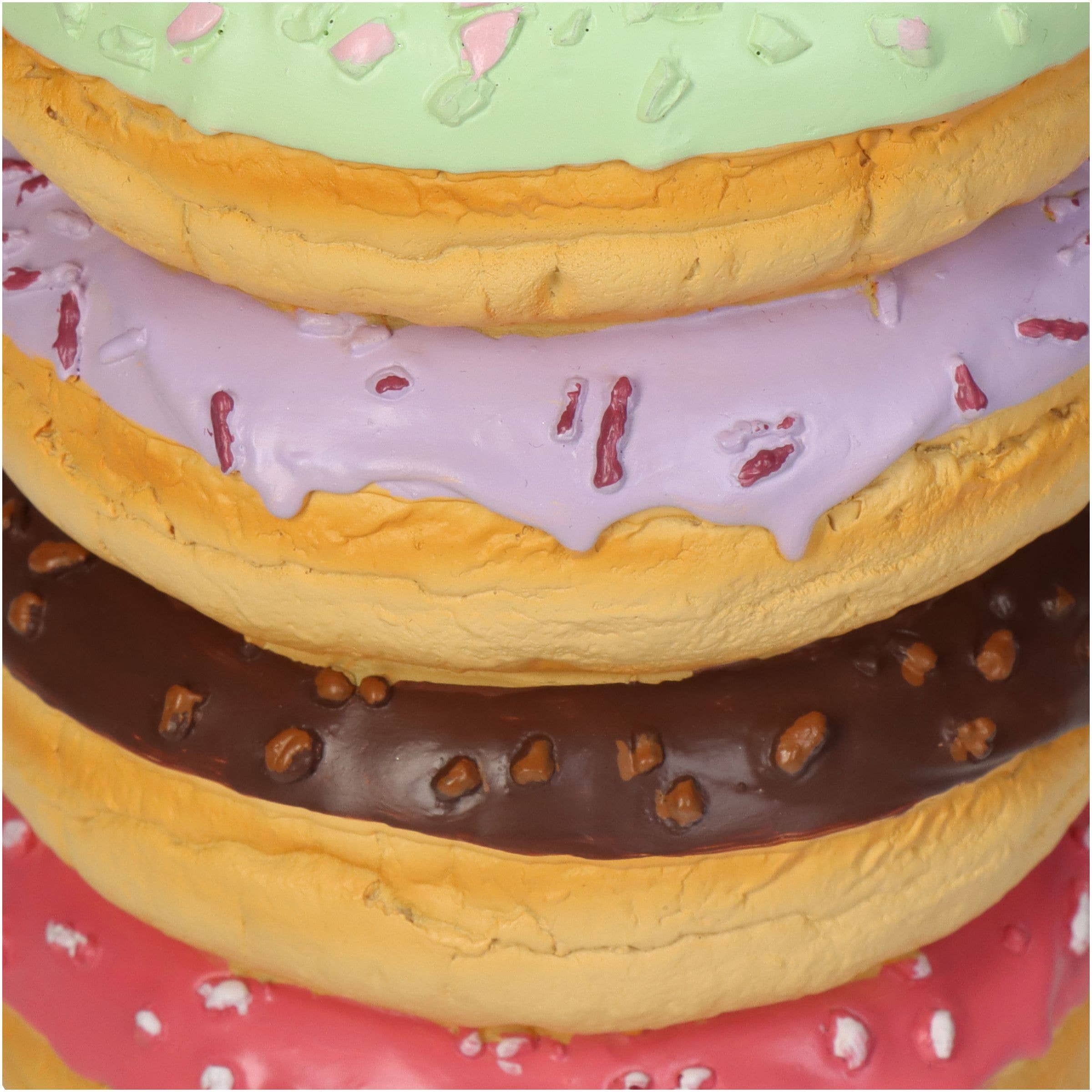 DRYdecorations - Wholesale Novelty Candle - CANDLE STICK DONUT POLYRESIN MULTI 9X9X12CM3