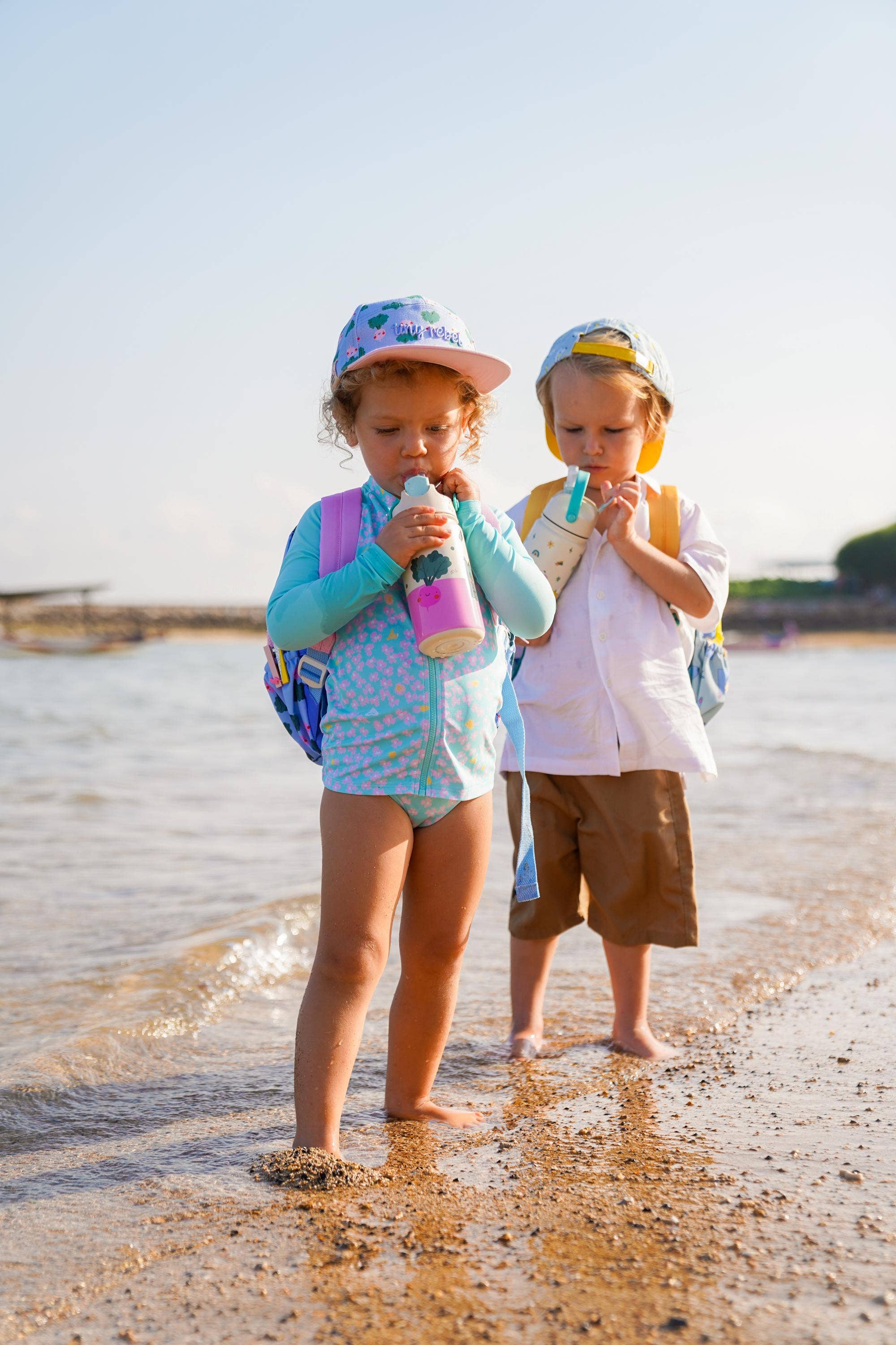 the cotton cloud - Wholesale Water Bottle - Insulated Stainless Steel Bottle for Kids Veggie Pals11