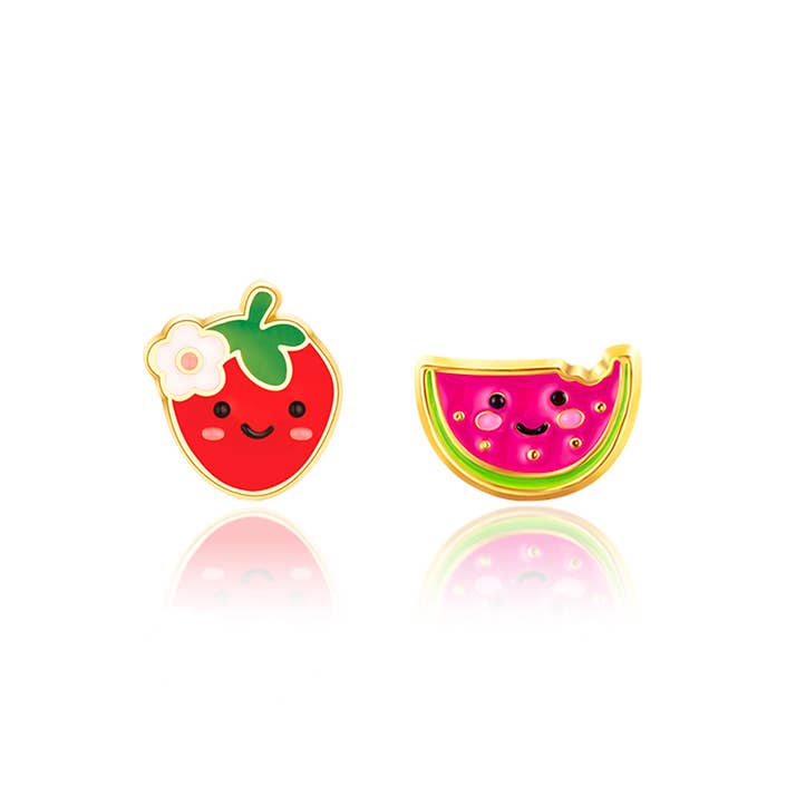 Girl Nation - Wholesale Earrings - Kids - The Perfect Pair | Berry Melon Twist
1