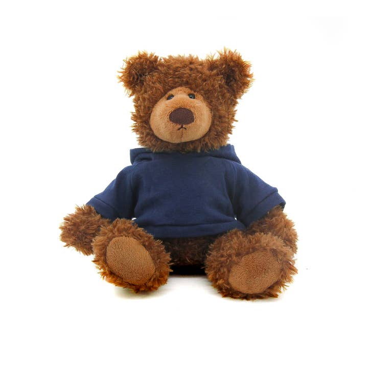 Plushland - Wholesale Stuffed/Plush Toy - Kids & Baby - Plush Teddy Bear Frankie 10" with customizable Hoodie