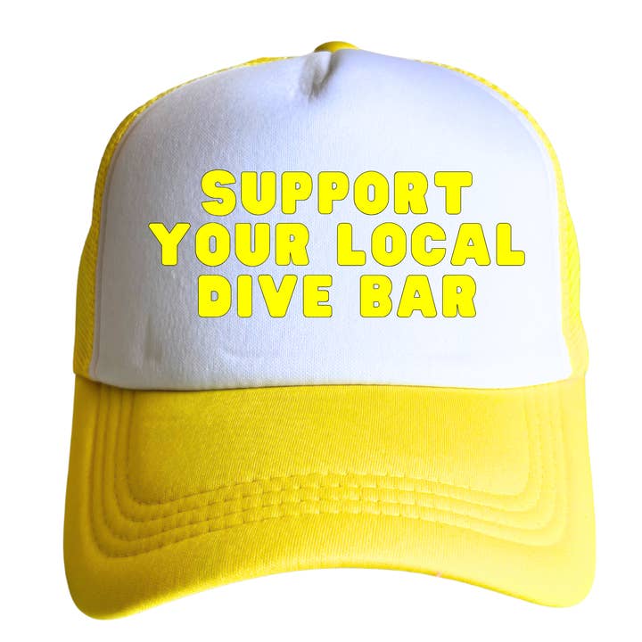 Oh Shirt and More LLC - Wholesale Trucker Hat - Unisex - Support Your Local Dive Bar, Funny Trucker Hat6