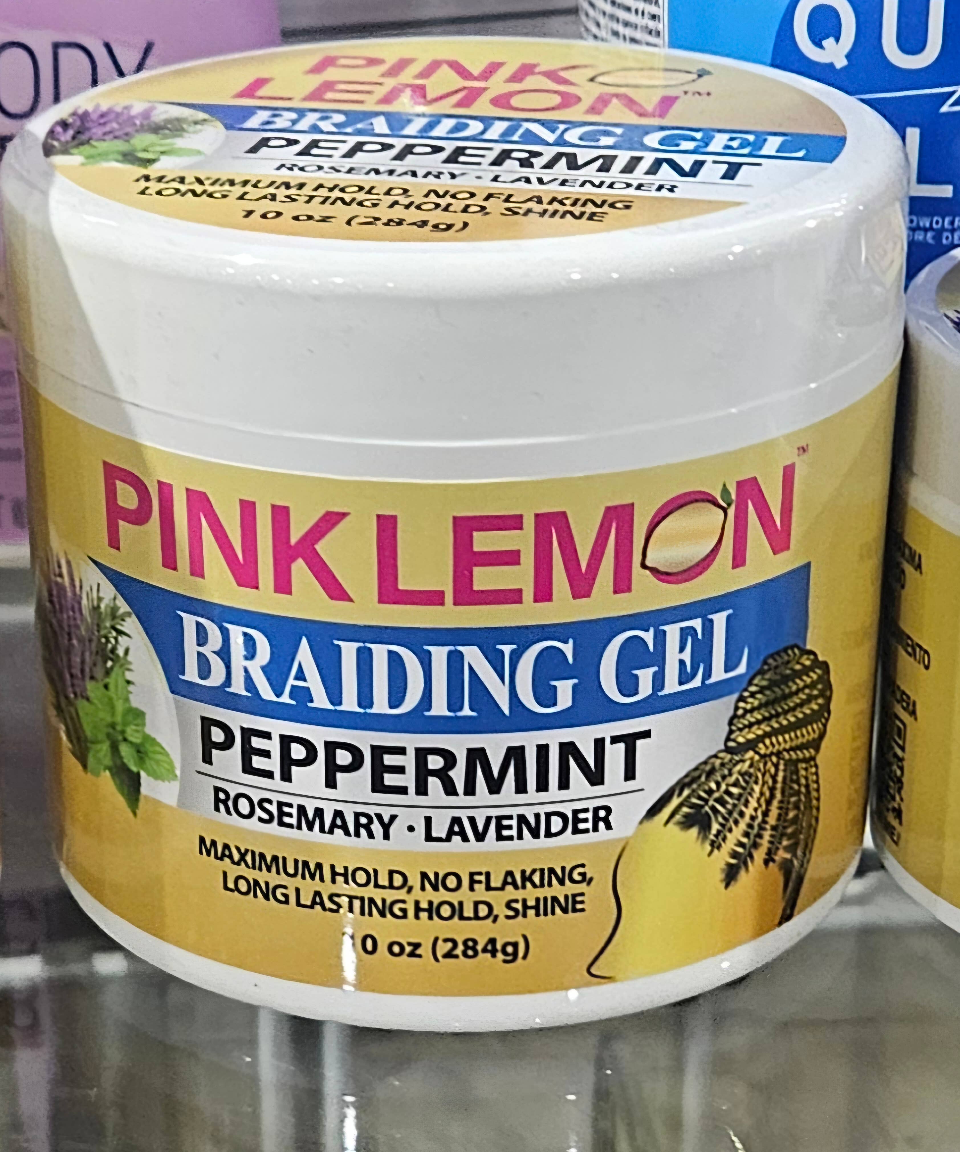 Majestic Wholesale - Wholesale Hair Styling Gel/Mousse - Pink Lemon Braid Gel 5oz 10oz 15oz Peppermint