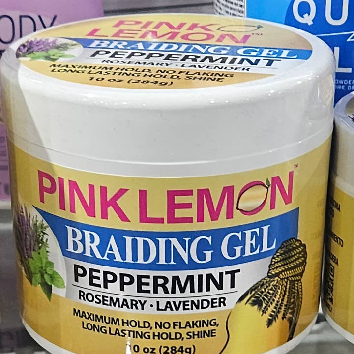 Majestic Wholesale - Wholesale Hair Styling Gel/Mousse - Pink Lemon Braid Gel 5oz 10oz 15oz Peppermint