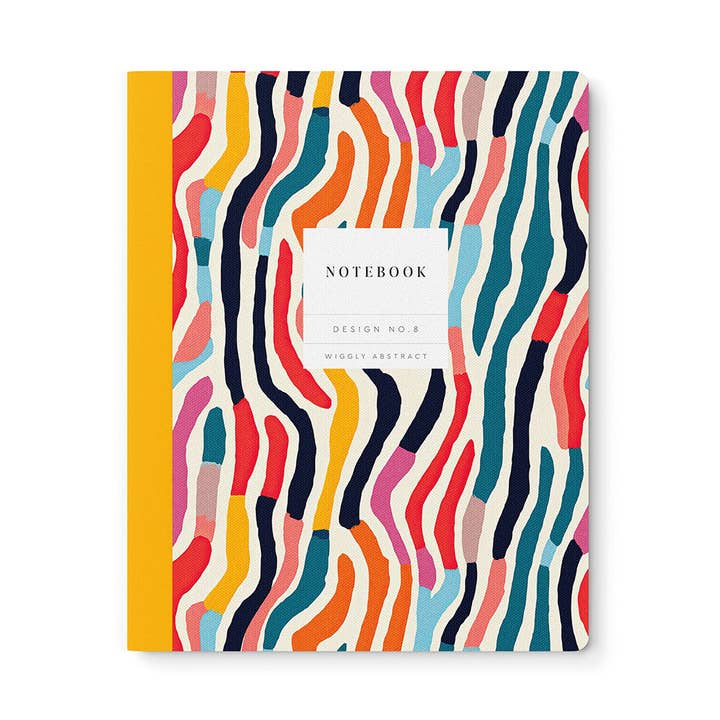 Wiggly Abstract Kaleido Exercise Book (11751) for wholesale by Ohh Deer UK + EU